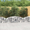 Vidaxl Schanskorf abovedado 200x30x40 60 cm de hierro galvanizado
