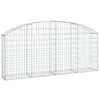 Vidaxl Schanskorf a volta 200x30x80 100 cm galvanizzato