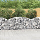 Vidaxl Schanskorf a volta 200x30x80 100 cm galvanizzato