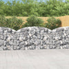 Vidaxl Schanskorf a volta 200x30x100 120 cm Galvanized Iron