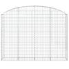 Vidaxl Schanskorf a volta 200x30x140 da ferro zincato da 160 cm
