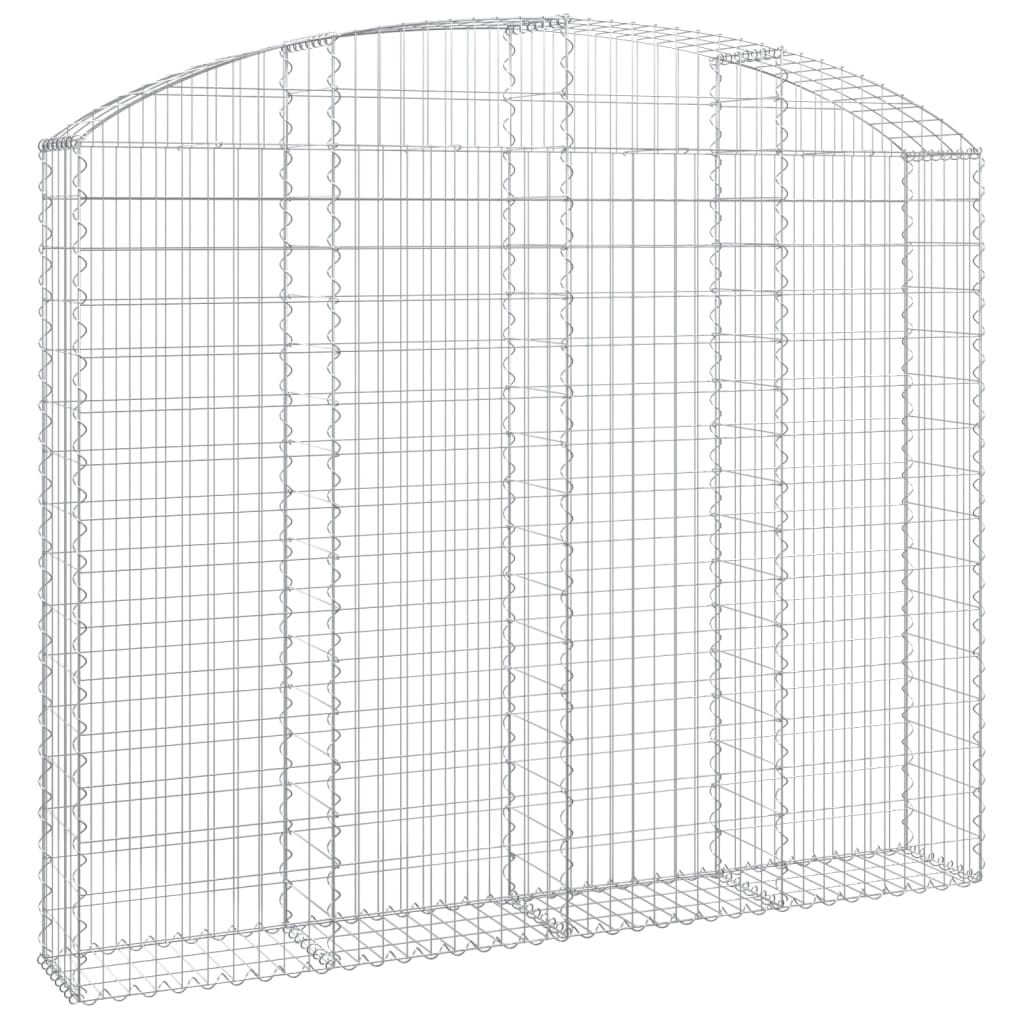 Vidaxl Schanskorf a volta 200x30x160 180 cm galvanizzato