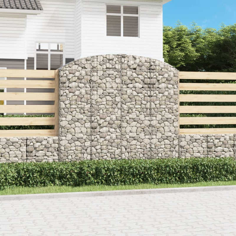 Vidaxl Schanskorf a volta 200x30x180 200 cm Galvanized Iron