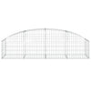 Vidaxl Schanskorf abovedado 200x50x40 60 cm de hierro galvanizado