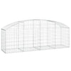 Vidaxl Schanskorf abovedado 200x50x60 80 cm de hierro galvanizado