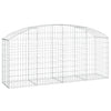 Vidaxl Schanskorf a volta 200x50x80 100 cm galvanizzato
