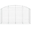 Vidaxl Schanskorf abovedado 200x50x100 120 cm de hierro galvanizado