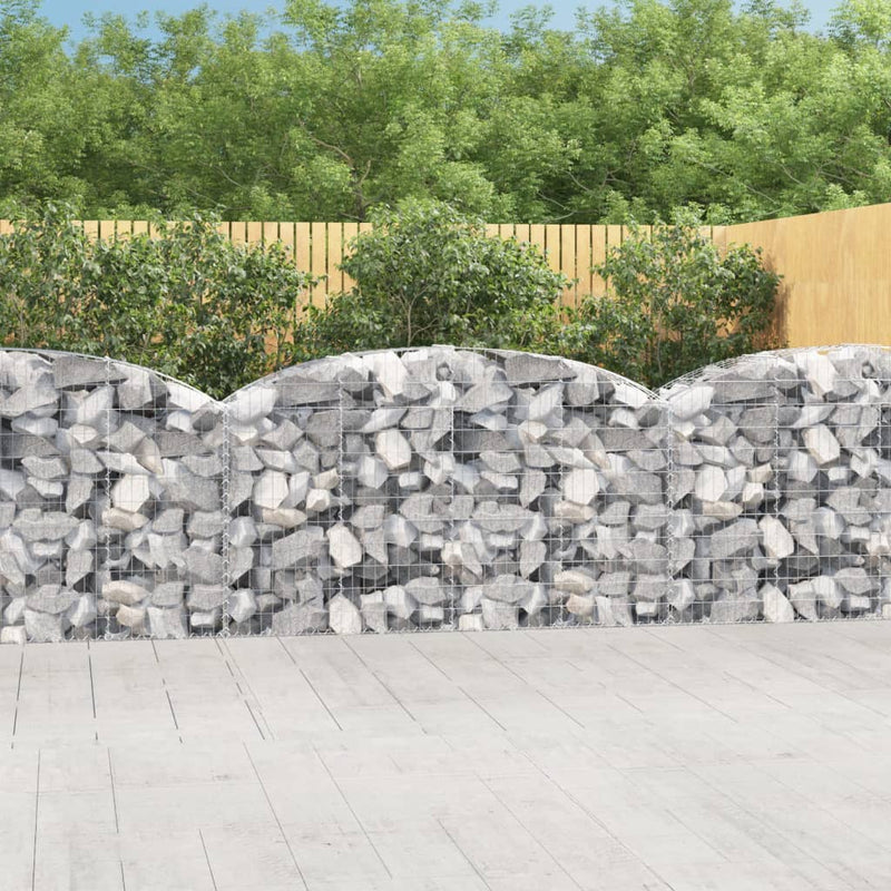 Vidaxl Schanskorf abovedado 200x50x100 120 cm de hierro galvanizado