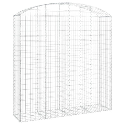 Vidaxl Schanskorf a volta 200x50x200 220 cm galvanizzato