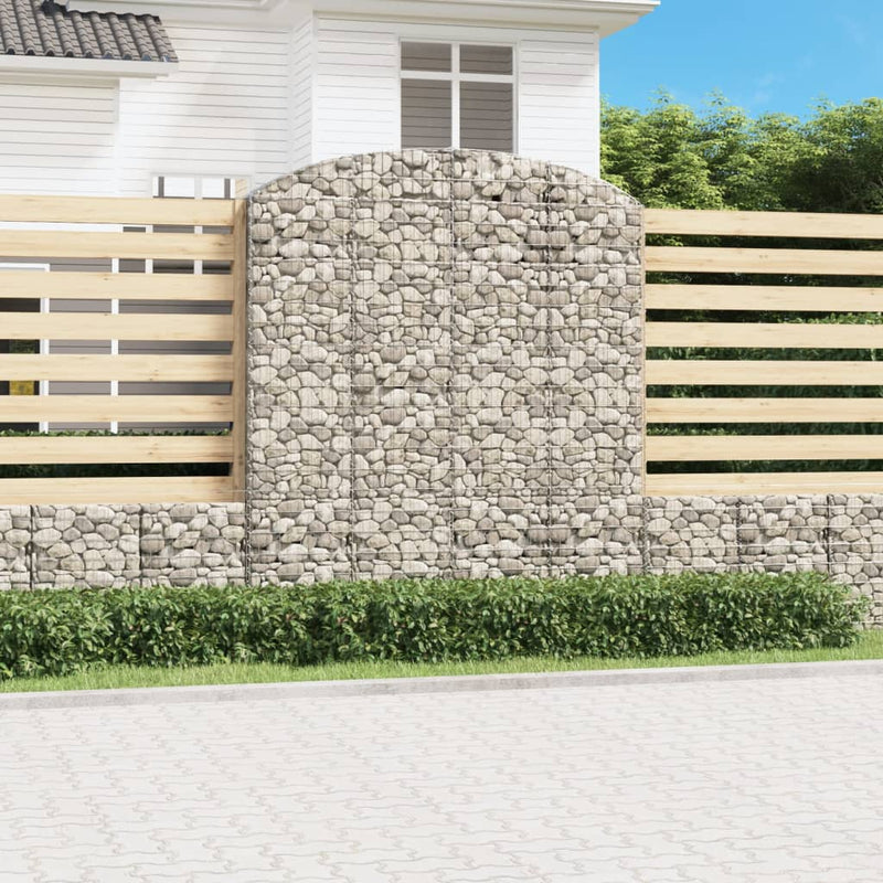 Vidaxl Schanskorf a volta 200x50x220 240 cm Galvanized Iron