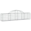 Vidaxl Schanskorf abovedado 200x30x40 60 cm de hierro galvanizado