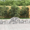 Vidaxl Schanskorf a volta 200x30x40 60 cm Galvanized Iron