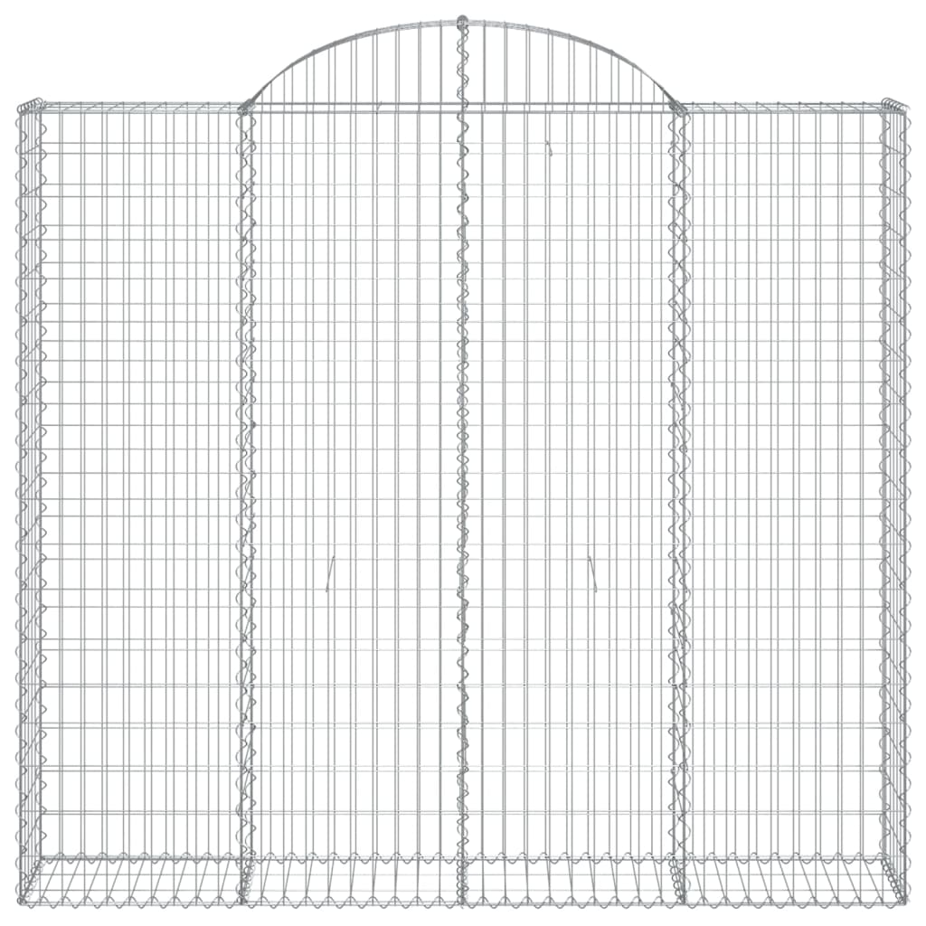 Vidaxl Schanskorf a volta 200x30x180 200 cm Galvanized Iron