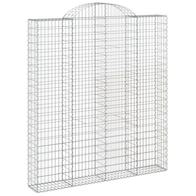 Vidaxl Schanskorf a volta 200x30x220 240 cm Galvanized Iron