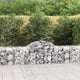 Vidaxl Schanskorf a volta 200x50x60 80 cm galvanizzato