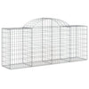 Vidaxl Schanskorf abovedado 200x50x80 100 cm de hierro galvanizado
