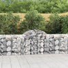 Vidaxl Schanskorf a volta 200x50x80 100 cm galvanizzato