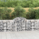 Vidaxl Schanskorf a volta 200x50x80 100 cm galvanizzato