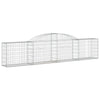 Vidaxl Schanskorf a volta 300x30x60 80 cm galvanizzato