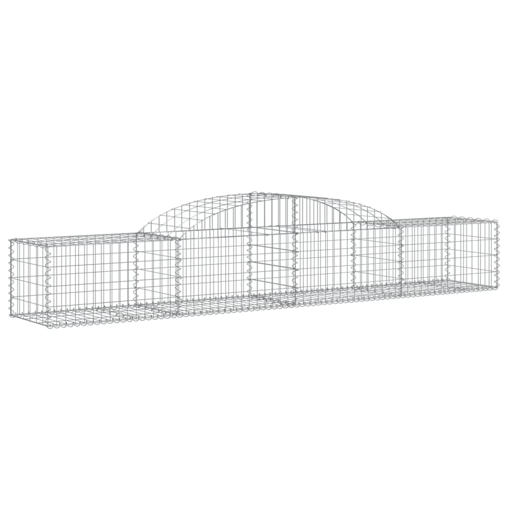 Vidaxl Schanskorf a volta 300x50x40 60 cm Galvanized Iron