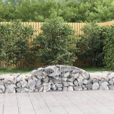 Vidaxl Schanskorf a volta 300x50x40 60 cm Galvanized Iron