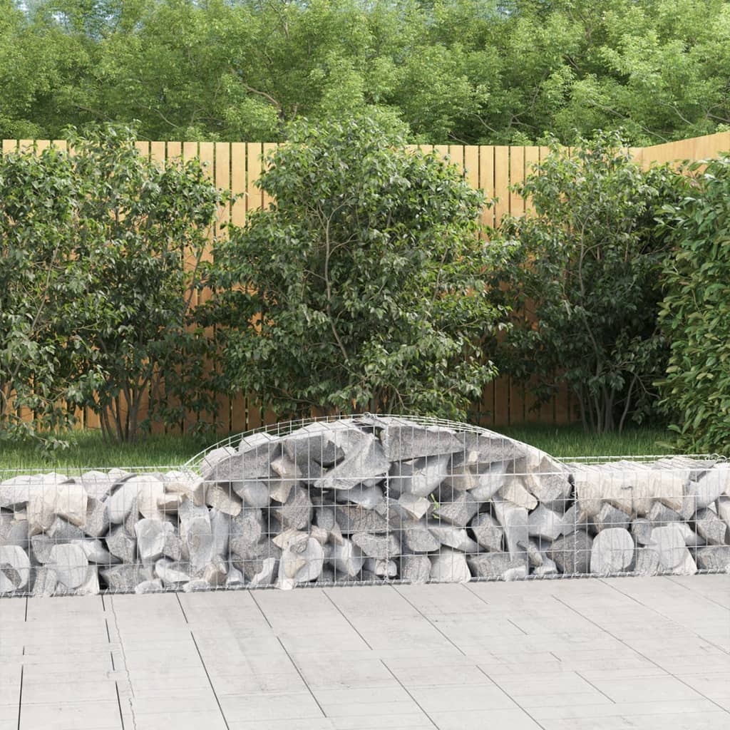 Vidaxl Schanskorf a volta 300x50x40 60 cm Galvanized Iron