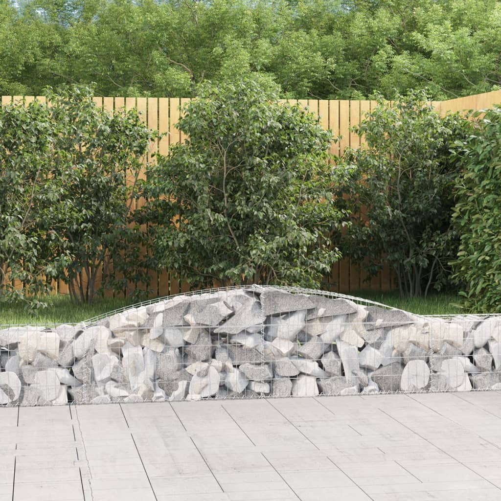 Vidaxl Schanskorf a volta 400x30x40 60 cm Galvanized Iron
