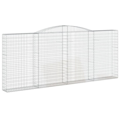 Vidaxl Schanskorf a volta 400x30x160 180 cm Galvanizzato