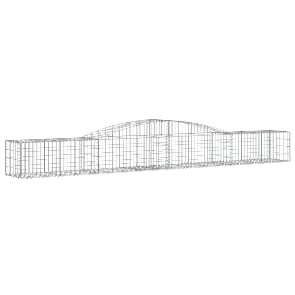 Vidaxl Schanskorf a volta 400x50x40 60 cm Galvanized Iron