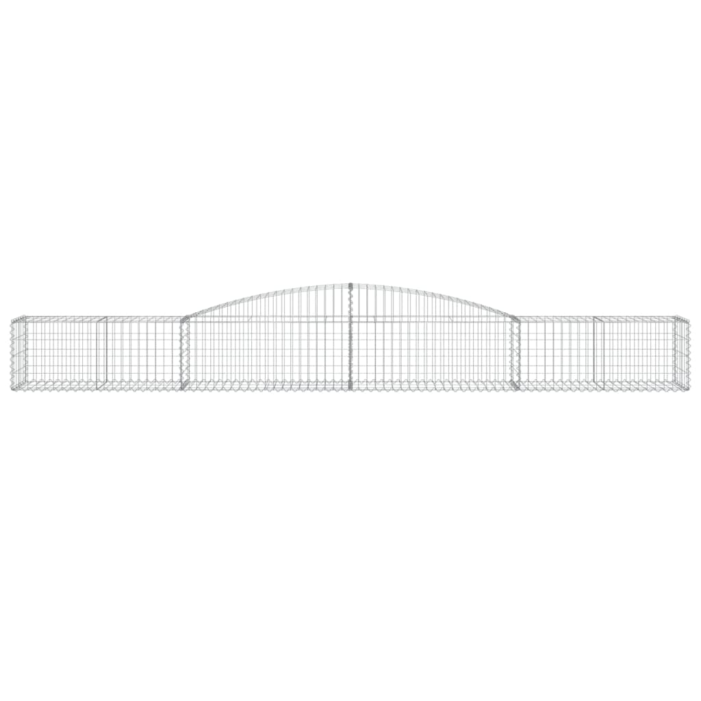 Vidaxl Schanskorf a volta 400x50x40 60 cm Galvanized Iron