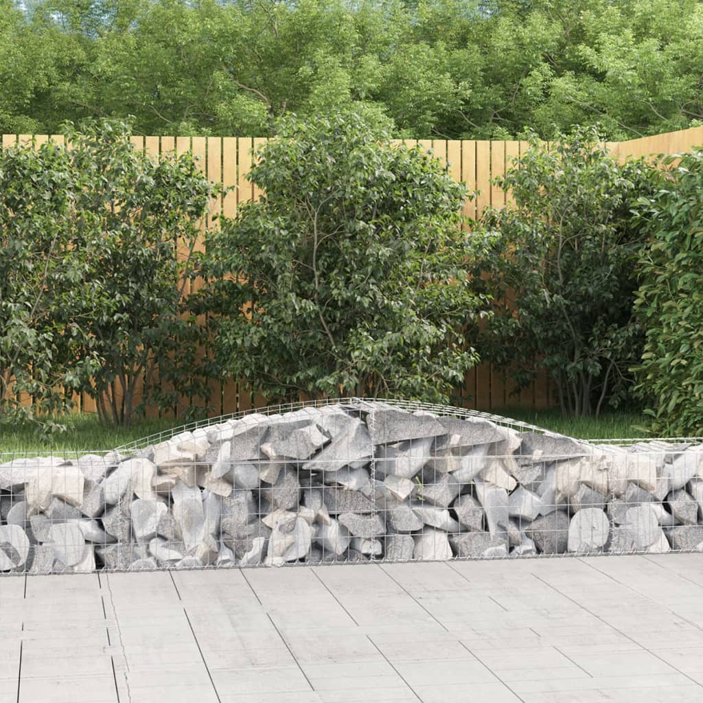 Vidaxl Schanskorf a volta 400x50x40 60 cm Galvanized Iron