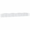 Vidaxl Schanskorf a volta aumentato da 400x50x50 cm galvanizzato