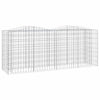 Vidaxl Schanskorf abovedado aumentó 200x50x100 cm de hierro galvanizado
