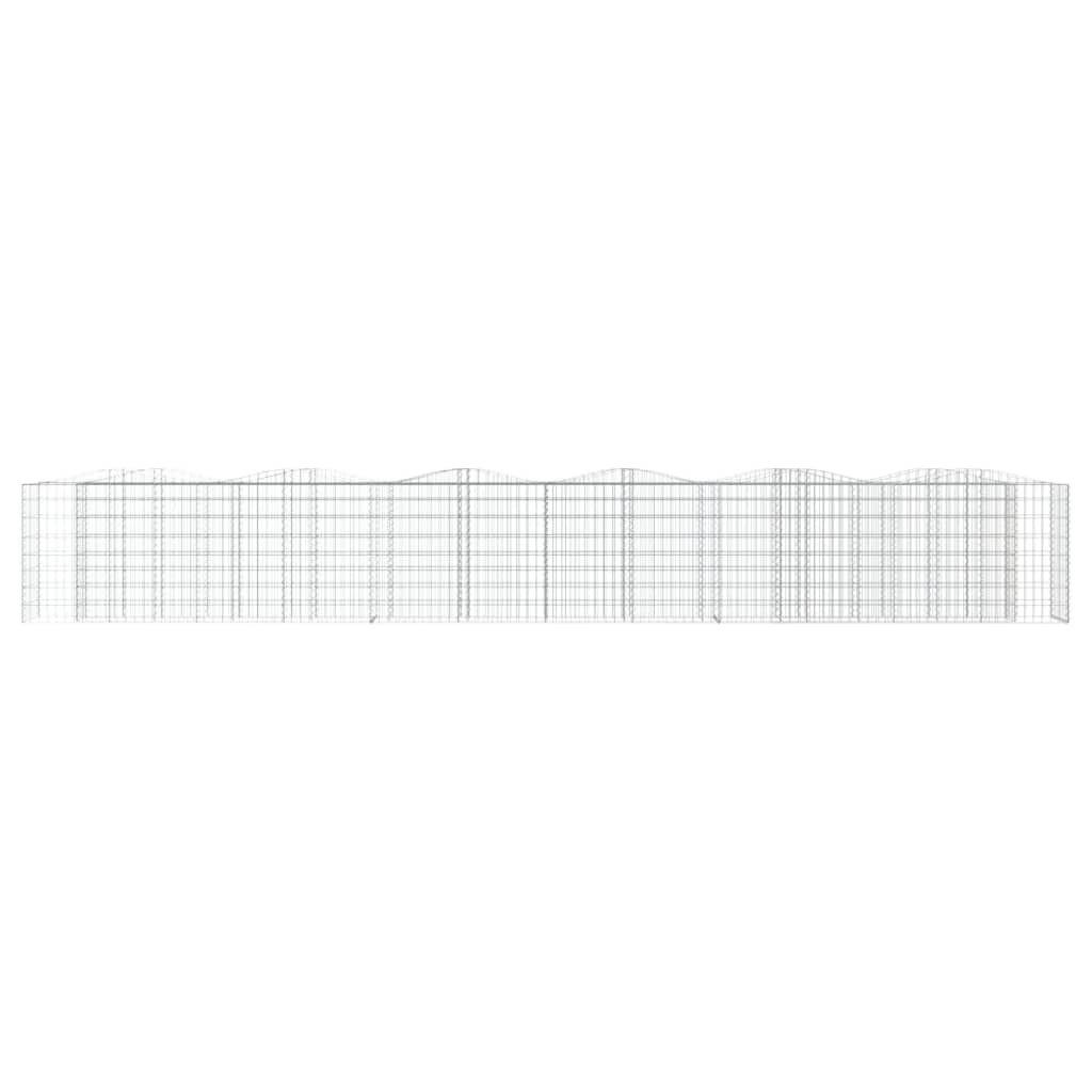 Vidaxl Schanskorf a volta aumentato da 600x50x100 cm galvanizzato