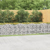 Vidaxl Schanskorf a volta aumentato da 600x50x100 cm galvanizzato
