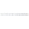Vidaxl Schanskorf a volta aumentato da 800x50x100 cm galvanizzato