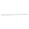 Vidaxl Schanskorf a volta aumentato da 800x100x50 cm galvanizzato