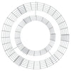 VIDAXL SCHANSKORF CIRNORE Ø 50 cm Galvanizzato