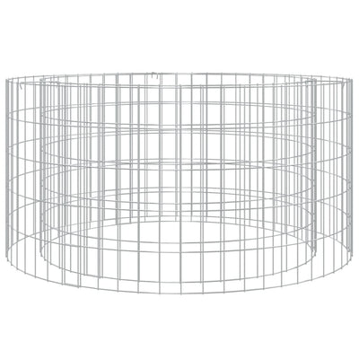 Chimenea de Vidaxl Schanskorf Ø 100 cm de hierro galvanizado