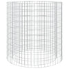 Vidaxl brasero de gaviones ø 100 cm hierro galvanizado