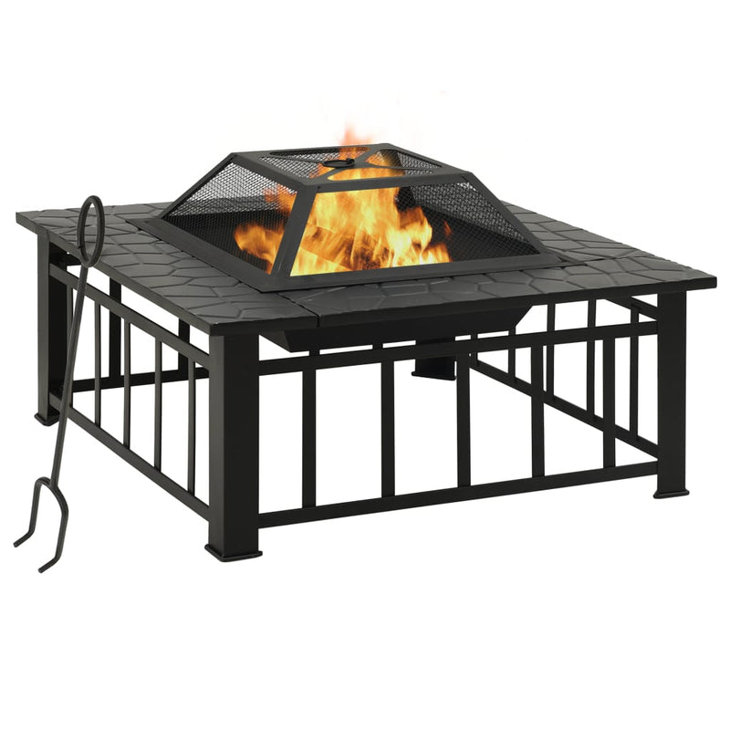 VIDAXL CIRNOTTO CON POKER XXL 79x79x46.5 Acciaio