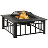 VIDAXL CIRNOTTO CON POKER XXL 79x79x46.5 Acciaio