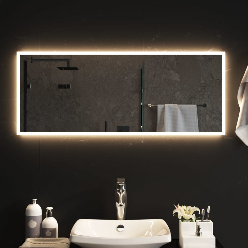 Vidaxl badkamerspiegel led 40x100 cm