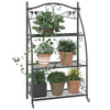 Vidaxl Rack 56x30x96 cm de acero negro