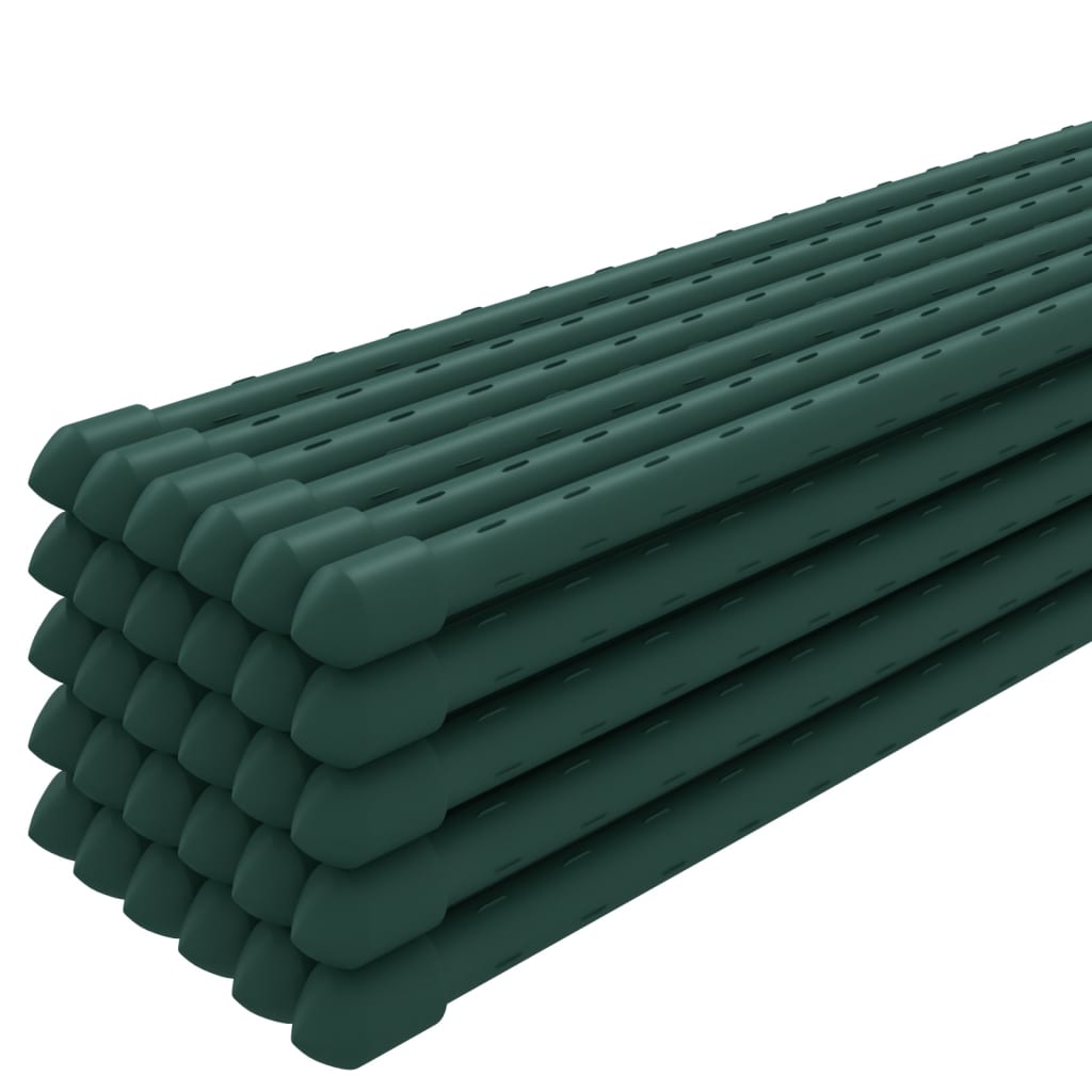 Vidaxl Plant Stakes 30 St 90 cm in acciaio verde