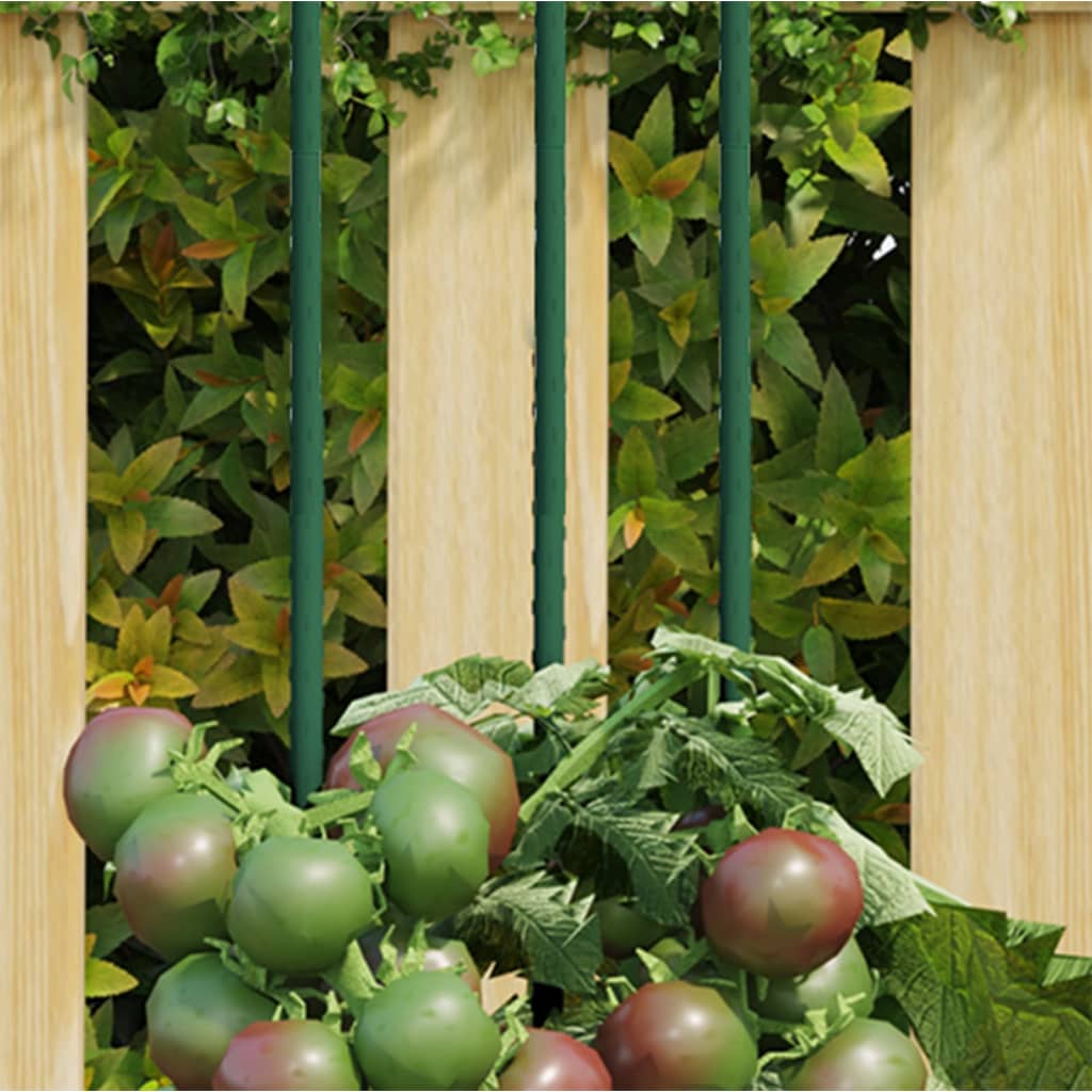 Vidaxl Plant Stakes 30 St 90 cm in acciaio verde