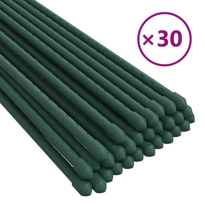 Vidaxl Plant Stakes 30 St 180 cm in acciaio verde