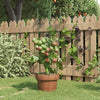Vidaxl Plantrests 5 ST con 3 anelli da 60 cm in acciaio verde