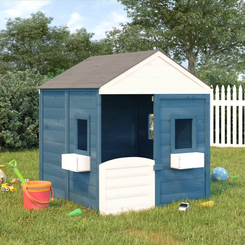 Vidaxl Speelhuis con porta chiusura e pino da fiori solidi