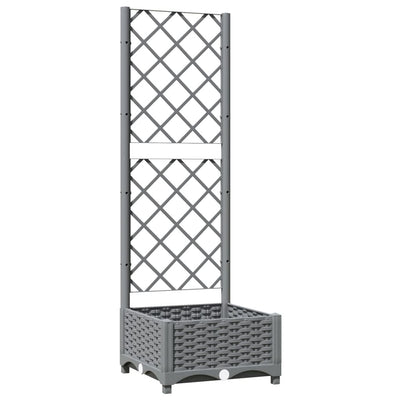 Casella di pianificazione Vidaxl con slat work 40x40x121.5 cm polipropene
